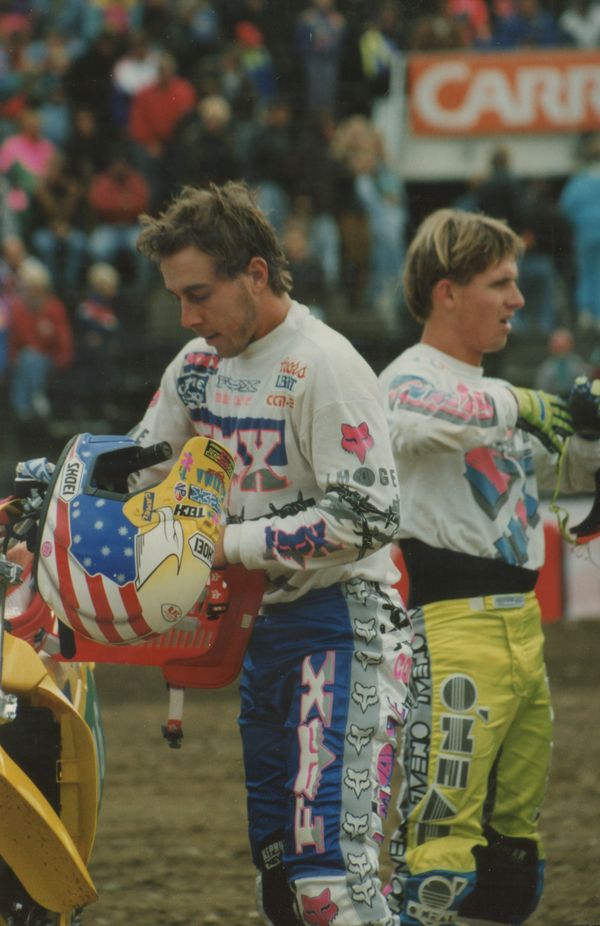 Helsinki Olympiastadion supercross 1991 USA miehet C.Young ja M.Craig